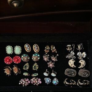 Elegant Multi-Color Earring Set